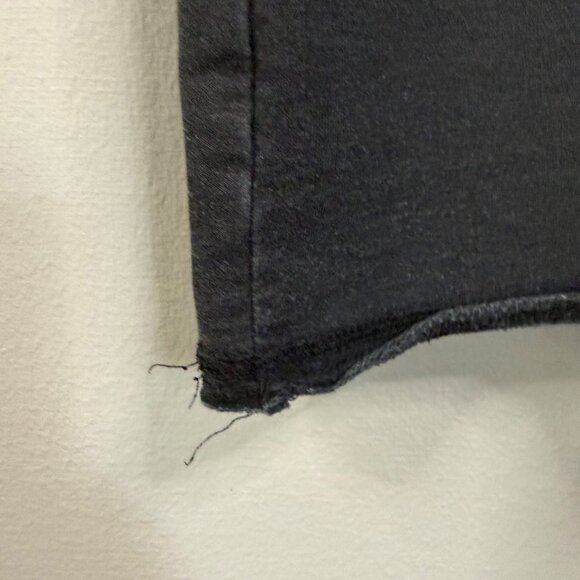 Aeropostale Womens Dark Gray Flared Drawstring Yoga Pants Size L - Picture 7 of 11